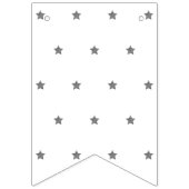 2月のホワイトシルバーボーイ2nd誕生日 バンティングフラッグ (第2の旗)