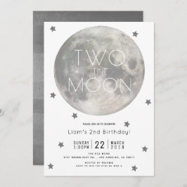 2月のホワイトシルバーボーイ2nd誕生日 招待状