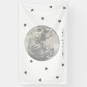 2月のホワイトシルバーボーイ2nd誕生日 横断幕 (縦)