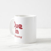 2月のマグの期限 コーヒーマグカップ (正面左)