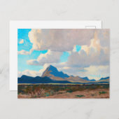 2月の午後、ツーソン山脈バイディクソン ポストカード (正面/裏面)