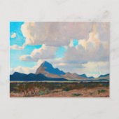 2月の午後、ツーソン山脈バイディクソン ポストカード (正面)