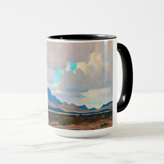 2月の午後、ツーソン山脈バイディクソン マグカップ (正面右)