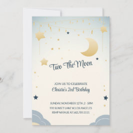 2月の女の子2番目の誕生日パーティーの招待 招待状