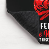 2月の女性We衣服レッド – ハート病阿波 マウスパッド (コーナー)