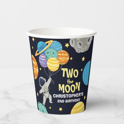 2月の宇宙の子供たち2nd誕生日パーティー 紙コップ (正面)