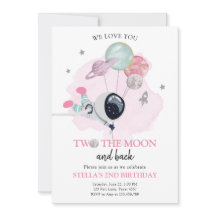 2月の宇宙飛行士宇宙女の子2歳の誕生日