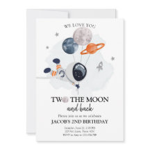 2月の宇宙飛行士宇宙少年の第2の誕生日インビ