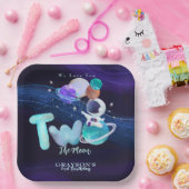 2月の宇宙飛行士2日の誕生日 ペーパープレート (パーティー)