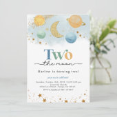 2月の宇宙2nd誕生日招待状 案内状 (スタンド正面)