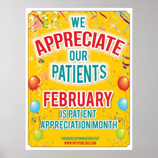 2月の患者鑑賞公式ポスター ポスター (正面)