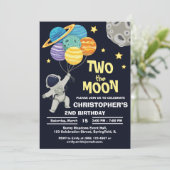 2月の惑星宇宙飛行士誕生日 招待状 (スタンド正面)