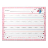 2月の手書き練習メモ帳 | Early Ed ノートパッド (正面)