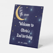 2月の歓迎サイン2nd女の子の誕生日パーティー 台座サイン (正面)