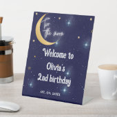 2月の歓迎サイン2nd女の子の誕生日パーティー 台座サイン (インサイチュ)