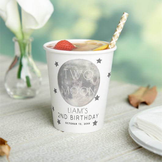 2月の海軍シルバーボーイ第2の誕生日 紙コップ (インサイチュ)