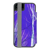 2月の白い木々の青い空 INCIPIO iPhoneウォレットケース (フォリオ裏面)