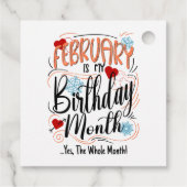 2月の私の誕生日月。Yes、全体の月 フェイバータグ (裏面)