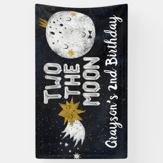 2月の第2誕生日の喜ばしい徴候 横断幕 (縦)