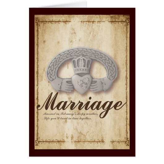 2月の結婚式の願い (正面)