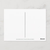 2月の花PrimroseとViolet ファンシー ポストカード (裏面)