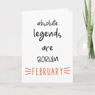 2月の誕生日、2月の誕生日引用文 カード