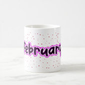 2月の誕生月コーヒーマグのアイデアギフト コーヒーマグカップ (中央)