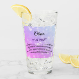 2月の誕生石アメジストデザイン タンブラーグラス