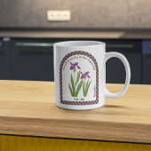 2月の誕生花をモチーフにした名入れギフト コーヒーマグカップ