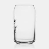 2月の誕生花バイオレットの名入れギフト ガラス缶 (左)