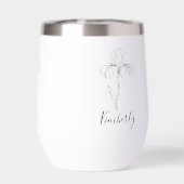 2月の誕生花　アイリス (背面)