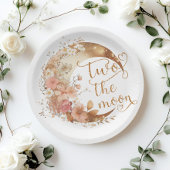 2月の金ゴールドフローラ女の子2歳の誕生日 ペーパープレート