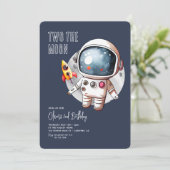 2月の青の2番目の誕生日 招待状 (スタンド正面)