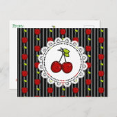 2月は全国さくらんぼ月葉書 シーズンポストカード (正面/裏面)