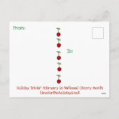 2月は全国さくらんぼ月葉書 シーズンポストカード (裏面)