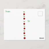 2月は全国さくらんぼ月葉書 ポストカード (裏面)