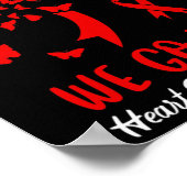 2月アメリカ赤米ハート病に罹る ポスター (角)