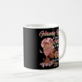 2月クイーンブラックウィメンズ誕生日仕上げ コーヒーマグカップ (正面右)