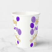 2月ハッピーバースデーカップ 紙コップ (左)