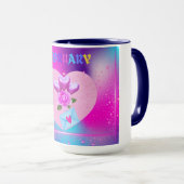 2月ハート月マグ マグカップ (正面右)