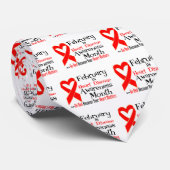 2月ハート病認識度月 ネクタイ (ロール)