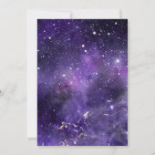 2月パープルピンクガール2nd誕生日パーティー 招待状 (裏面)