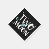 2月ロケット船宇宙2nd誕生日パーティー スタンダードカクテルナプキン (角)