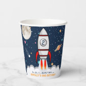 2月ロケット船2回目の誕生日 紙コップ (裏面)