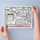 2月不動産仲介業者オープンハウス色彩活動ページ チラシ (手)