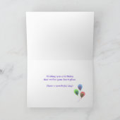 2月誕生日アメジストハート カード (内部)