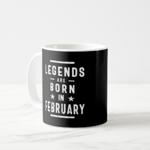 2月誕生日ギフト生まれ伝説は2月 コーヒーマグカップ