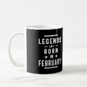 2月誕生日ギフト生まれ伝説は2月 コーヒーマグカップ (左)