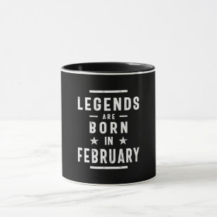 2月誕生日ギフト生まれ伝説は2月 マグカップ