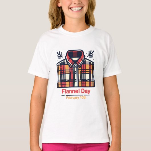 2月10日 – フランネルデー Tシャツ (正面)